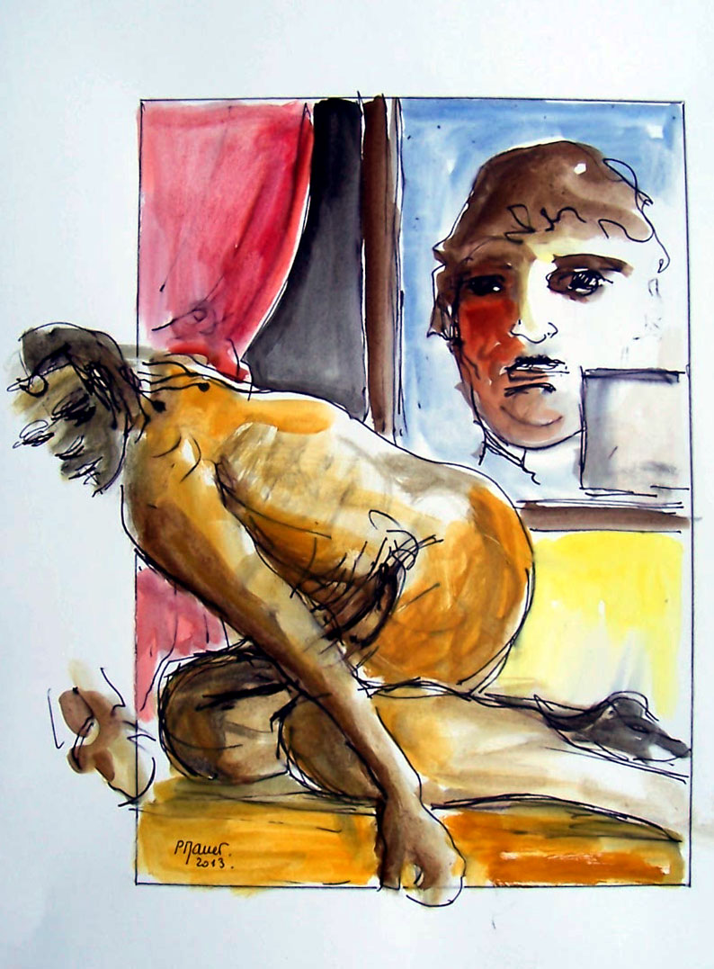Aquarelle et encre / 20 x 30