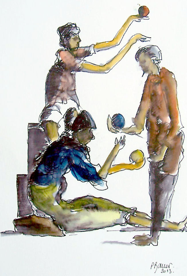 Aquarelle et encre / 20 x 30