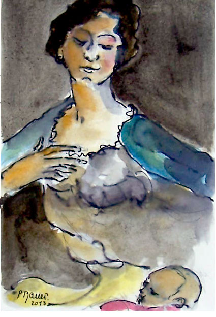 Aquarelle et encre / 20 x 30