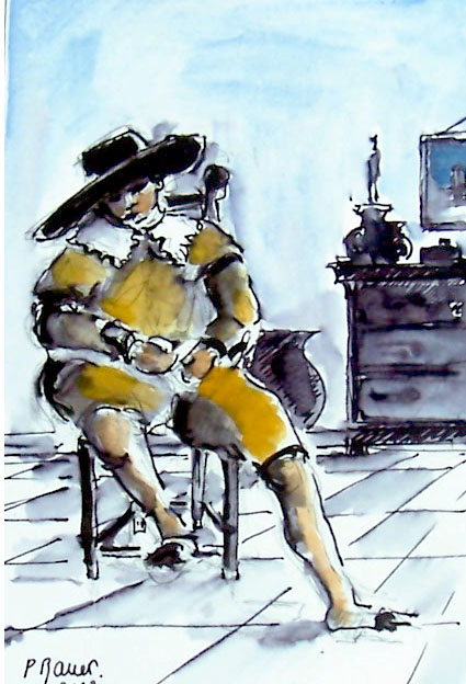 Aquarelle et encre / 20 x 30
