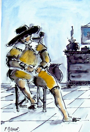Aquarelle et encre / 20 x 30
