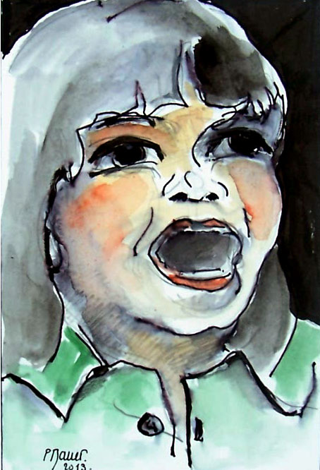 Aquarelle et encre / 20 x 30