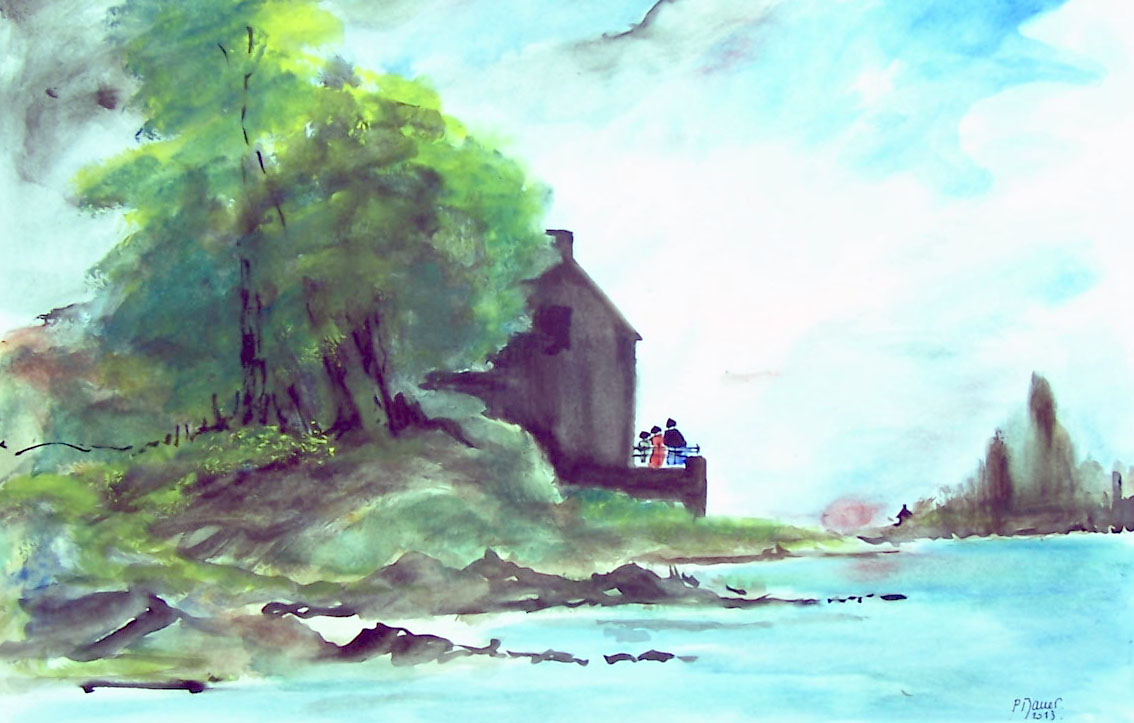 10Aquarelle et encre / 70 x 50