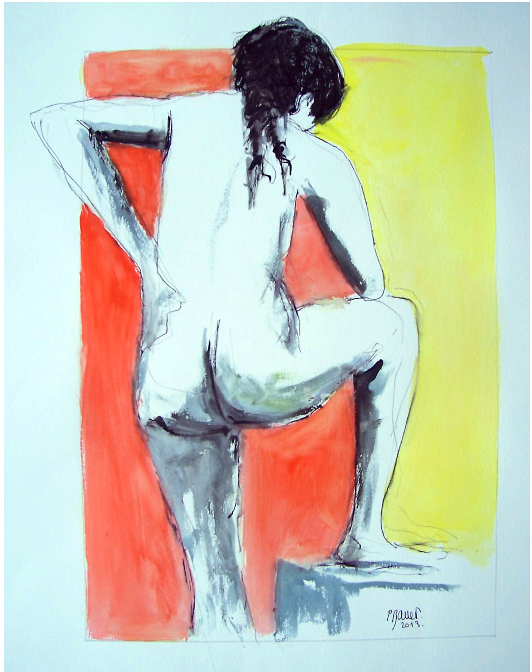 Aquarelle et encre / 20 x 30