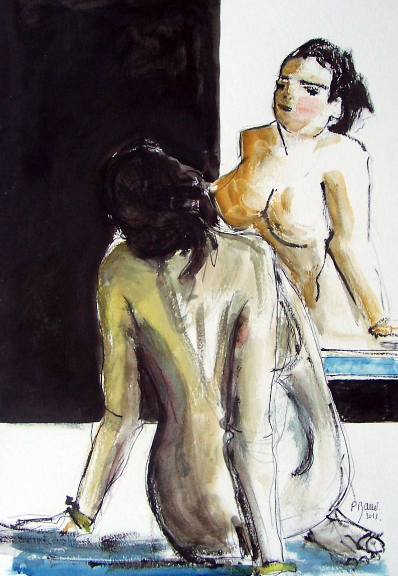 Encre et aquarelle / 20 x 30