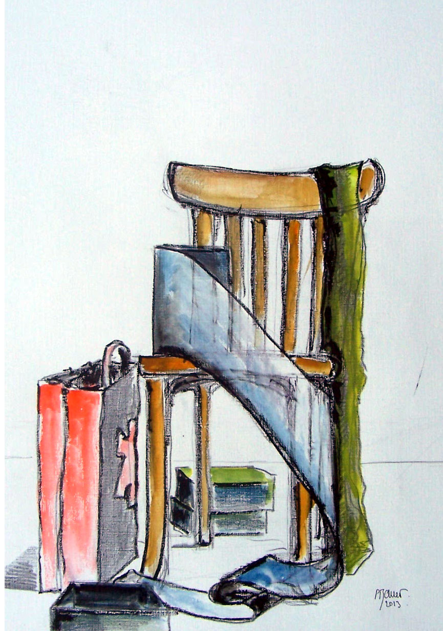 Aquarelle et encre / 50 x 70
