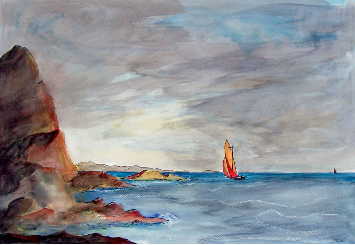 Aquarelle / 70 x 50