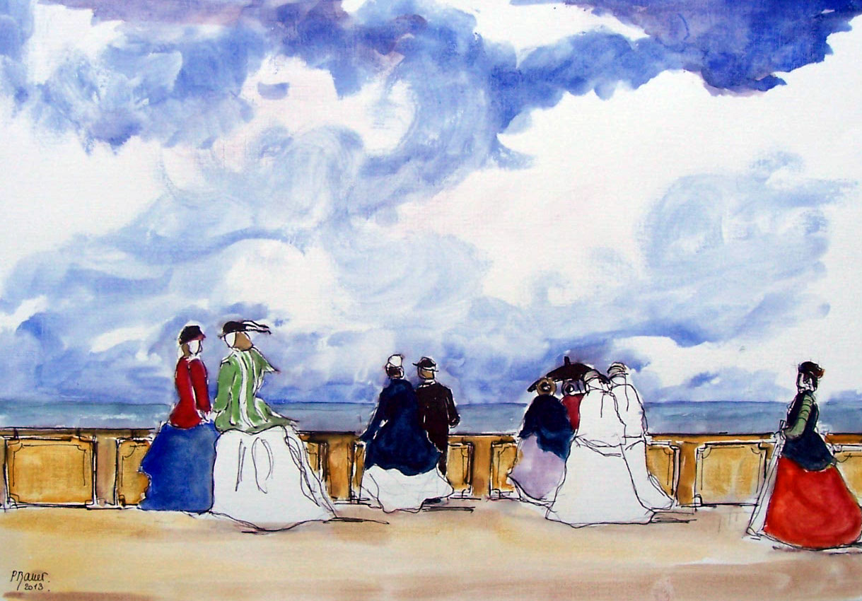 Aquarelle et encre / 70 x 50