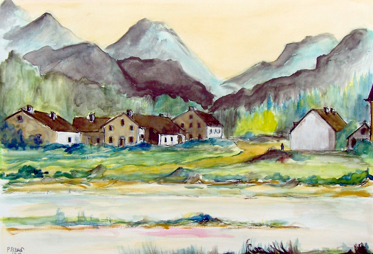 Aquarelle / 70 x 50