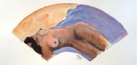 Nu / Acrylique / 70 x 50