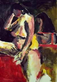 Nu / Acrylique / 50 x 70