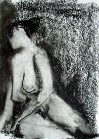 Nu / Mines de plomb / 30 x 50