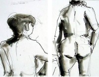 Nus / Encre / 30 x 20
