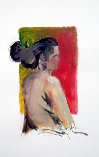 Nu / Acrylique / 20 x 30