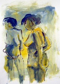 Nus / Aquarelle / 30 x 50