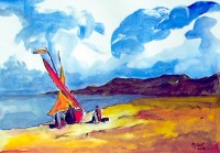 Marine / Aquarelle / 50 x30