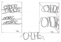 Ordre et chaos / Encre / 30 x 20