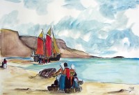 Marine / Aquarelle / 70 x 50