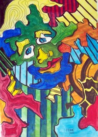 Portrait / Acrylique / 50 x 70