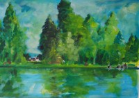 Rivage / Acrylique / 70 x 50