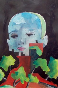 L'esprit de la ville / Acrylique / 65 x 50