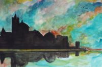 Impressions sur Venise / Encre et aquarelle / 70 x 50