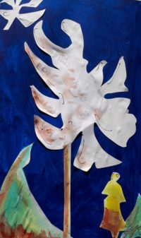 L'arbre Matisse 01 / Aquarelle / 50 x 70
