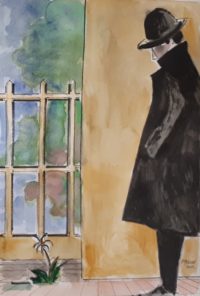 Le triomphe de la nature / Aquarelle et encre / 50 x 70