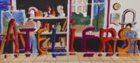 Ateliers proposition d'affiche 01 / Aquarelle et encre / 70 x 50