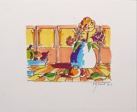 Nature morte aux fleurs 02 / Aquarelle et encre / 30 x 50