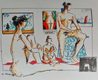 Sonia 05 / Encre et feutres / 70 x 50 