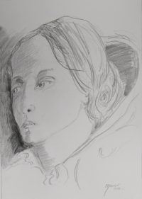 Portrait 01 / Mines de plomb / 50 x 70