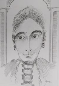Portrait 03 / Mines de plomb / 50 x 70